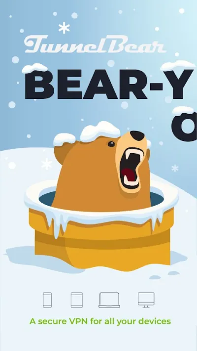 Captura 1 de TunnelBear VPN