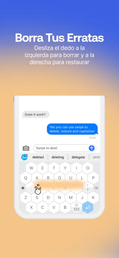 Captura 4 de Typewise: Teclado Hexagonal