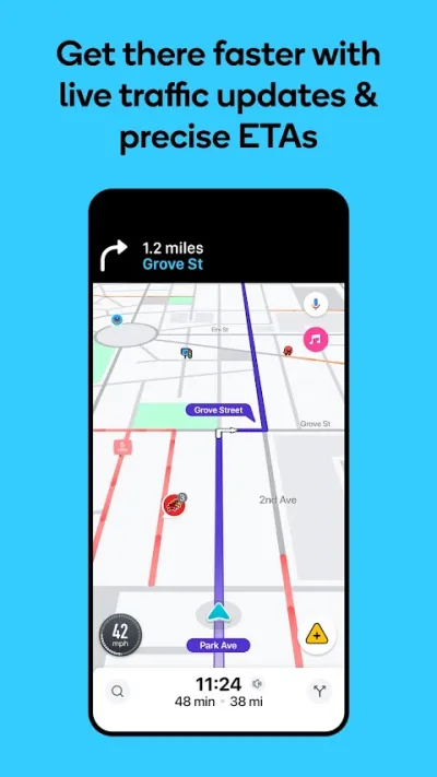 Captura 1 de Waze Navegación y Tráfico