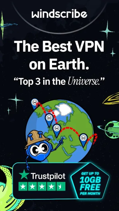 Captura 1 de Windscribe VPN